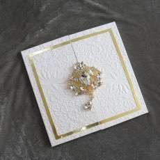 Embossing Invitation Card Beautiful Card Slap-up Wedding Invitation Card